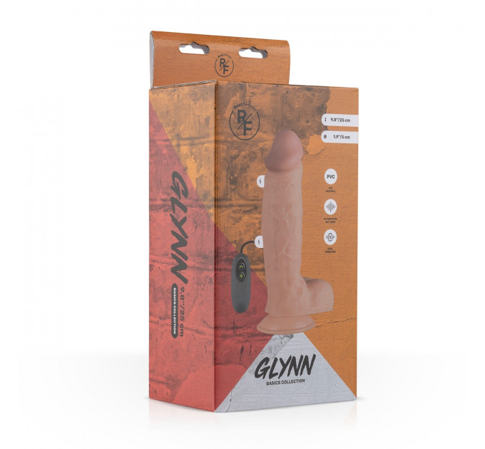 Вибратор реалистичный Glynn 25 см
