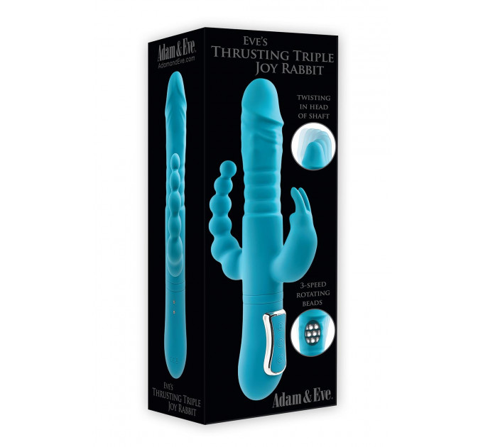 Вибратор тройной стимуляции ADAM ET EVE EVE'S THRUSTING TRIPLE JOY RABBIT