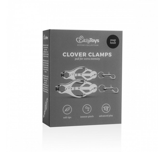 Зажимы для сосков EasyToys Clover Clamps With Clips