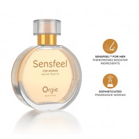 Туалетна вода жіноча Orgie SENSFEEL + афродизіак, 50 мл