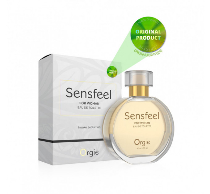 Туалетна вода жіноча Orgie SENSFEEL + афродизіак, 50 мл