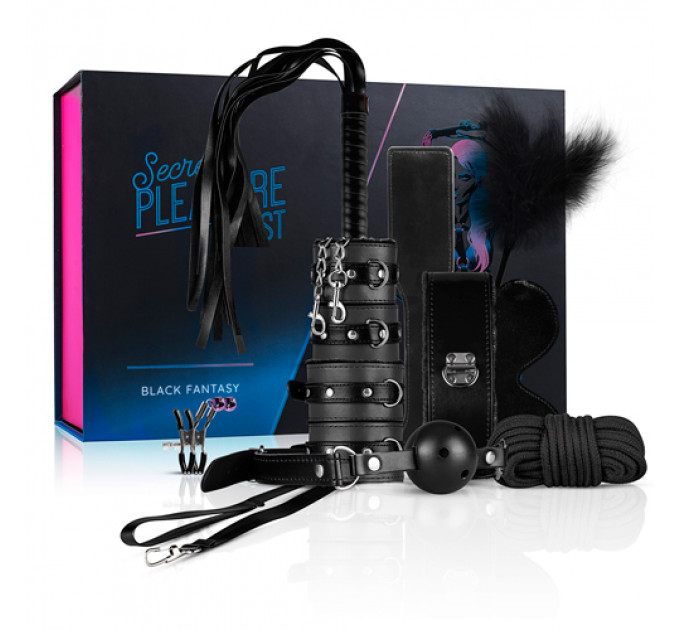LBX402 Набор БДСМ Secret pleasure Chest Crimson Dream черный