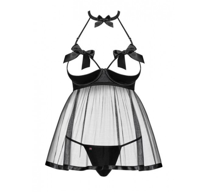 Бебидол Obsessive Delishya babydoll black S/M