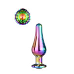 DT21820 Анальная пробка конической формы Dream Toys GLEAMING LOVE COLOURED PLEASURE PLUG S