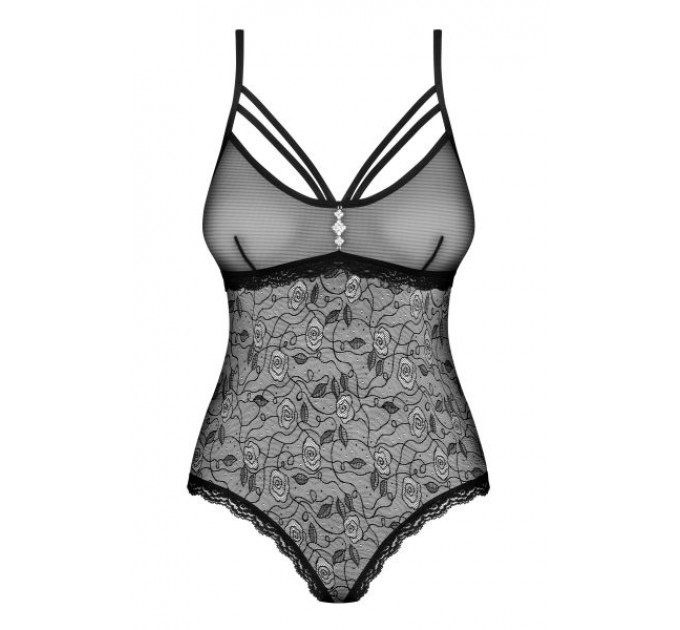 Боди Секси Obsessive 818-TED-1 Crotchless teddy L/XL