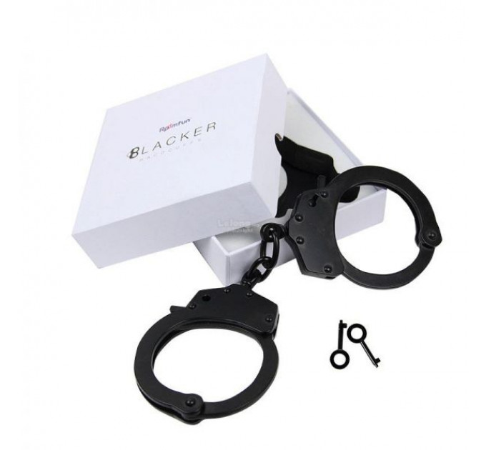 Наручники Разборные Premium Metal Romfun, Matte Black
