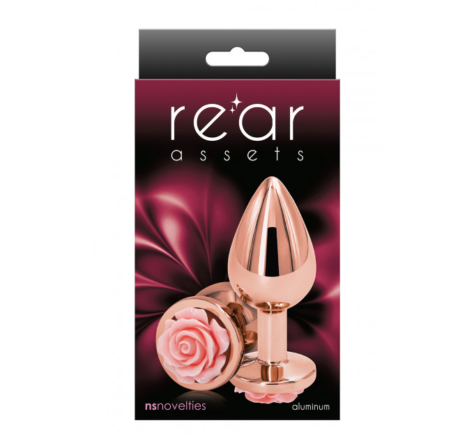 Анальна пробка NS Novelties REAR ASSETS ROSE MEDIUM PINK