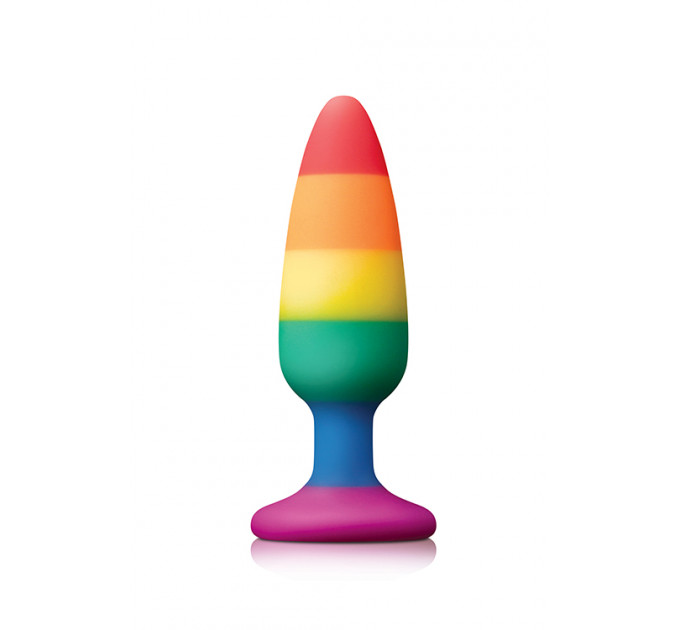 Анальна пробка силікон NS Novelties COLOURS PRIDE EDITION PLUG M