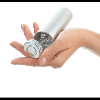 Анальная пробка металлическая Doxy Smooth Butt Plug, серебристая