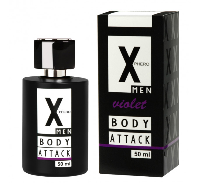 Духи с феромонами Aurora Body Attck MEN violen X-PHERO 50ml