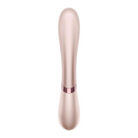 Подвійний смарт вібратор з функцією нагріву Satisfyer Hot Lover, нюдовий