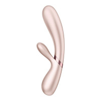 Подвійний смарт вібратор з функцією нагріву Satisfyer Hot Lover, нюдовий