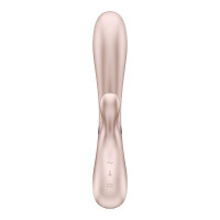 Подвійний смарт вібратор з функцією нагріву Satisfyer Hot Lover, нюдовий