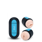 Двусторонний мастурбатор с вибрацией ZOLO PLEASURE PILL