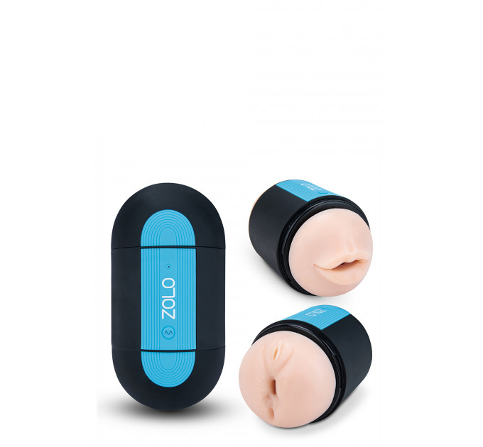 Двусторонний мастурбатор с вибрацией ZOLO PLEASURE PILL