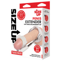 Экстендер Size-Up Penis Stretcher для увеличения пениса, белый