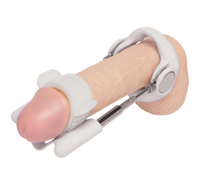 Екстендер Size-Up Penis Stretcher для збільшення пеніса, білий