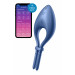 Ерекцинне віброкільце з функцією керування телефоном SATISFYER BULLSEYE BLUE