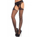 Эротические колготки с интимным доступом Leg Avenue черные