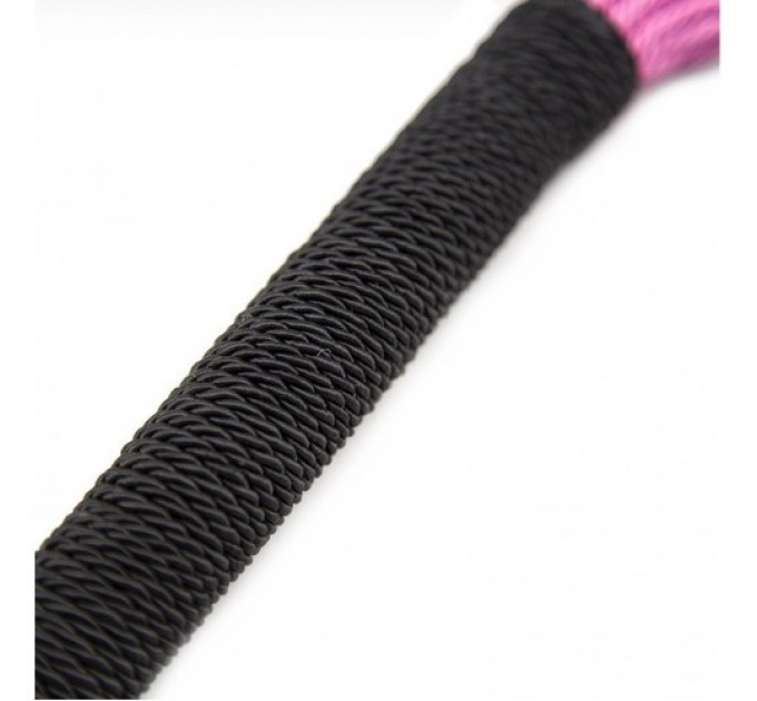 Флоггер DS Fetish Rope flogger black/pink