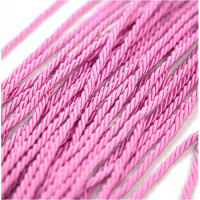Флоггер DS Fetish Rope flogger black/pink