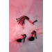Флоггер модель Flog3-35хвостов RED/Black (Кожа) N
