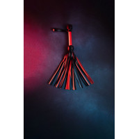 Флоггер модель Flog3-35хвостов RED/Black (Кожа) N
