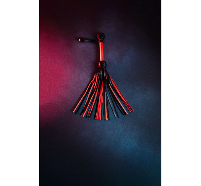 Флоггер модель Flog3-35хвостов RED/Black (Кожа) N