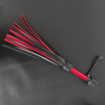 Флоггер модель Flog3-35хвостов RED/Black (Кожа) N