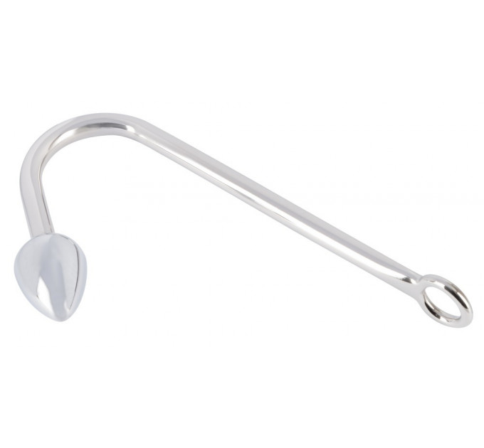Крюк анальный металлический You2Toys Bondage Hook с кольцом для бондажа, серебристый