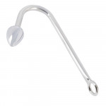 Крюк анальный металлический You2Toys Bondage Hook с кольцом для бондажа, серебристый