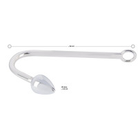 Крюк анальный металлический You2Toys Bondage Hook с кольцом для бондажа, серебристый