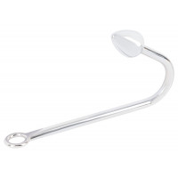Крюк анальный металлический You2Toys Bondage Hook с кольцом для бондажа, серебристый