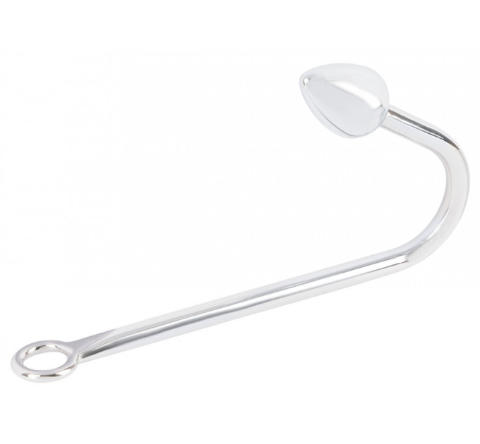 Крюк анальный металлический You2Toys Bondage Hook с кольцом для бондажа, серебристый
