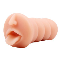 Мастурбатор рот із язичком Chisa T-Skin Sensual Lips із кібершкіри
