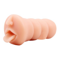 Мастурбатор рот із язичком Chisa T-Skin Sensual Lips із кібершкіри