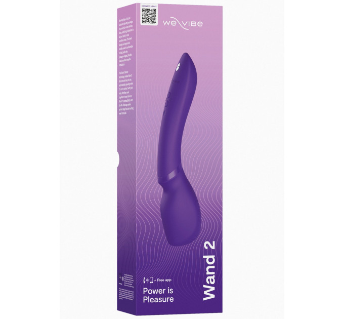 Смарт-Мікрофон вібромасажер We-Vibe Wand 2, фіолетовий