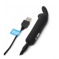 Міні вібратор Happy Rabbit Rechargeable Bullet BLACK