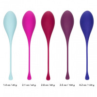 Набір вагінальних кульок California Exotics Kegel Training 5-Piece Set