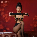 Паддл черно-красный плетение Lockink