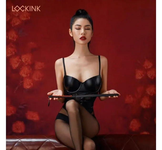 Паддл черно-красный плетение Lockink