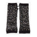 Перчатки в сетку со стразами One SIze Fishnet Arm Warmers Gloves от Leg Avenue Rhinestone, черные