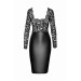 Платье, F295 Noir Handmade Euphoria с кружевным верхом, виниловое, черное, размер M