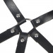 Портупея из искусственной кожи Star Night Leather Chest Harness Straps, черная