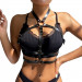 Портупея из искусственной кожи Star Night Leather Chest Harness Straps, черная
