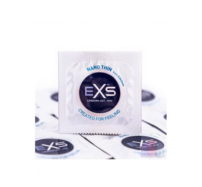 Презервативи ультратонкі EXS Nano Thin веганські (ціна за 5 шт.)