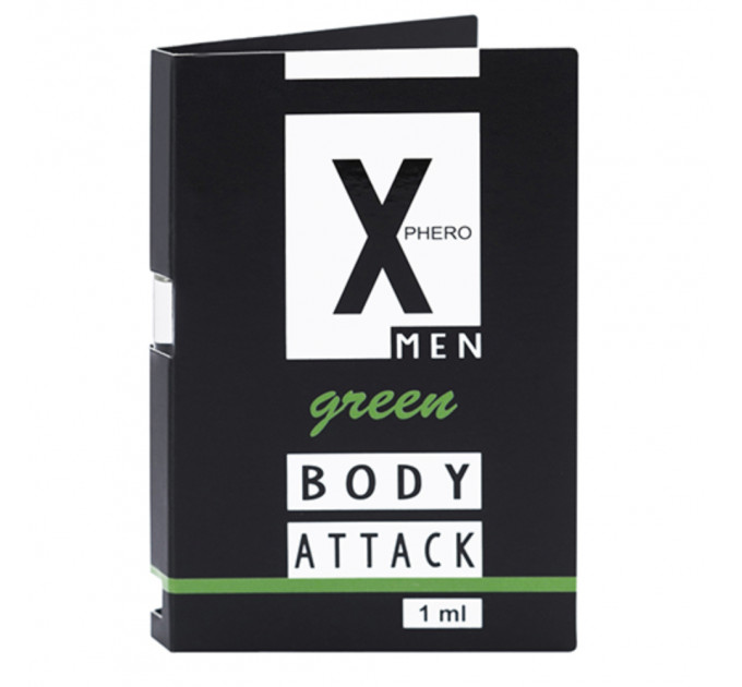 Пробник парфуми з феромонами чоловічі Aurora X-PHERO MEN Green 1ml.