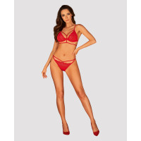Сексуальний комплект Obsessive Diyosa set 2-pcs red XS/S
