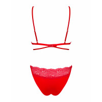 Сексуальний комплект Obsessive Diyosa set 2-pcs red XS/S