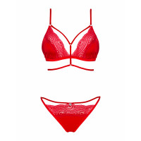 Сексуальний комплект Obsessive Diyosa set 2-pcs red XS/S